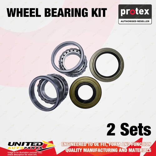 2x Rear Protex Wheel Bearing Kit for Isuzu FVD950 FVR FVR34 7.8L I6 2003-2004