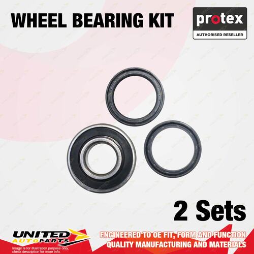 2x Rear Protex Wheel Bearing Kit for Suzuki Vitara JLX SV420 TA51C TA51V I4 2.0L