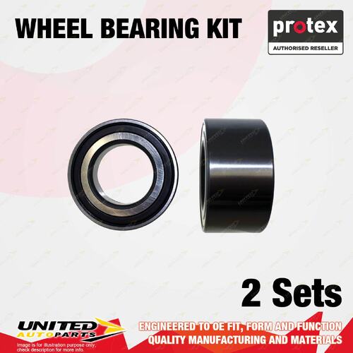 2x Front Protex Wheel Bearing Kit for Renault Captur Grand Scenic Megane 2003-On