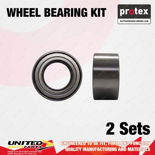 2x Rear Protex Wheel Bearing Kit for Renault Master Integral MWB SWB LWB X70