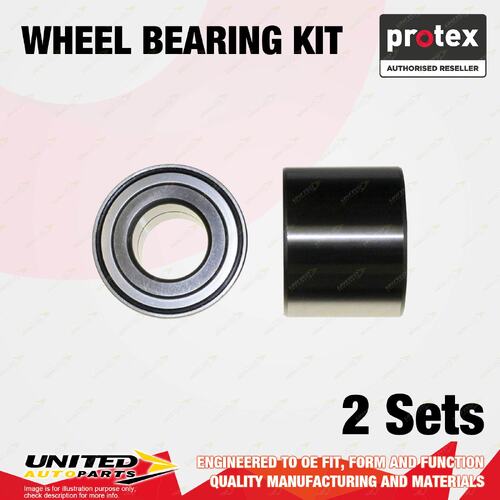 2x Rear Protex Wheel Bearing Kit for Renault Clio X98 Kangoo X61 X76 Laguna X91