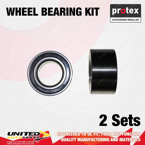 2x Front Protex Wheel Bearing Kit for Peugeot 407 508 RCZ 1.6T RCZ 2.0 HDi RCZ R