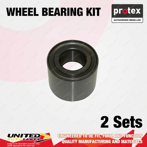 2x Rear Protex Wheel Bearing Kit for Peugeot 207 307 1.4L 1.6L 2.0L I4 2006-2012