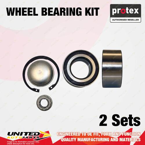 2x Front Protex Wheel Bearing Kit for Benz A150 A170 A200 W169 B180 B200T W245