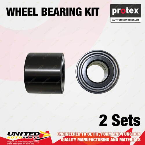 2x Rear Protex Wheel Bearing Kit for Peugeot 308 CC XS 1.4L 2.0L Partner 1.6 HDi