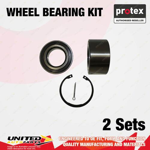 2x Front Protex Wheel Bearing Kit for Peugeot 4007 ST SV 4008 Active Allure