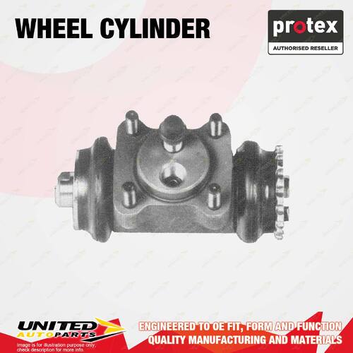 Rear Protex Wheel Cylinder Left Forward for Mazda B1600 PE2N 1.6L 1977-1983