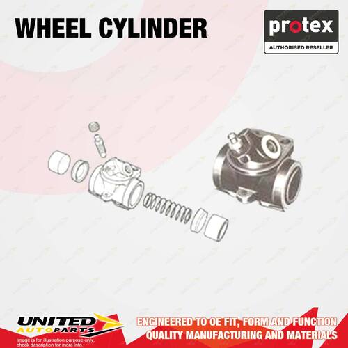 Rear Protex Wheel Cylinder for Holden Special FB EK 138 2.3L 45KW RWD 1960-1962