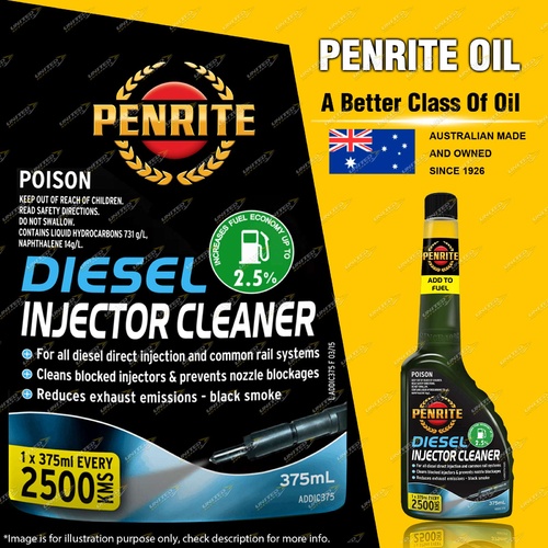 Penrite Diesel Injector Cleaner Multi-Purpose Diesel Fuel Treatment 375mL