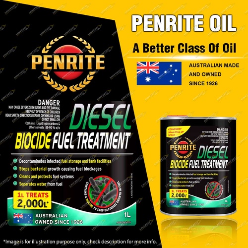 Penrite Diesel Biocide Fuel Treatment 1L Treats 2000L - Premium Quality