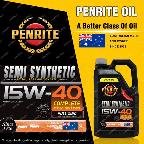 Penrite Everyday Plus 15W-40 Engine Oil 5L for Holden Apollo Astra H F Series