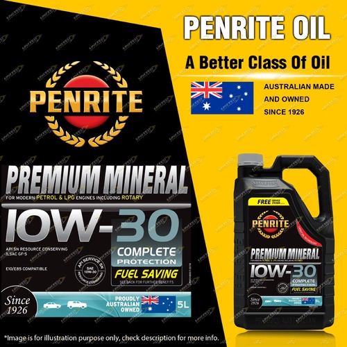 Penrite SAE 10W-30 Engine Oil 5LTR for MAZDA CX-9 2 3 6 MPV Wagon MX-5 R100