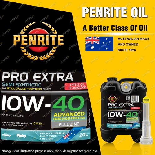 Penrite PRO EXTRA 10W-40 Engine Oil 20L for CITROEN C2 C3 C4 C5 C6 Xantia Xsara