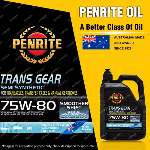 Penrite Trans Gear 75W-80 Manual Gear Oil 2.5L for MAZDA 2 3 6 B2600 CX3 CX5 CX7