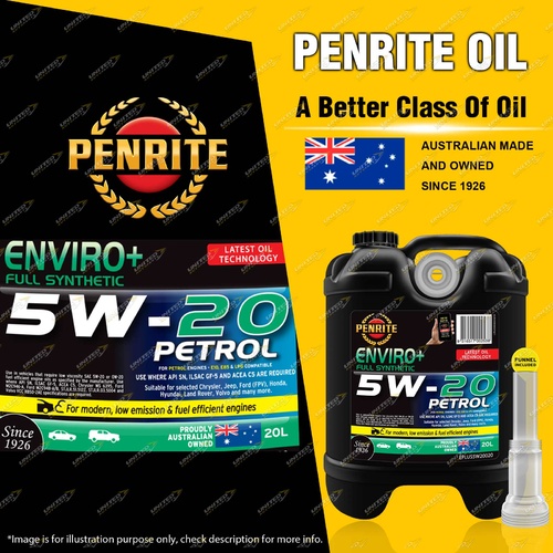 Penrite Full Synthetic Enviro+ 5W-20 Engine Oil Premium Quality 20L