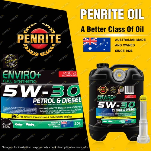 Penrite Full Synthetic Enviro+ 5W-30 Engine Oil Premium Quality 20L