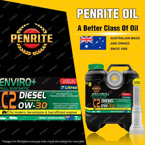 Penrite Full Synthetic Enviro+ C2 0W-30 Engine Oil Premium Quality 7L Diesel 