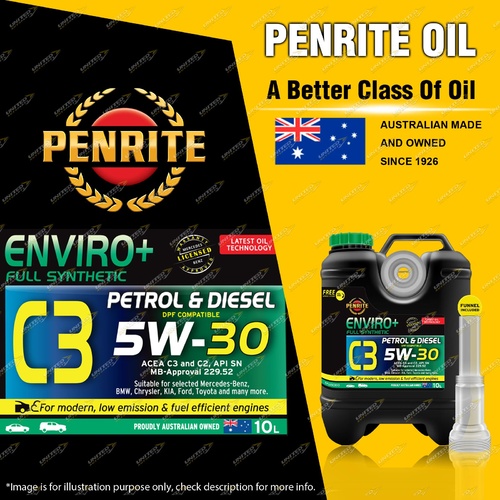 Penrite Full Synthetic Enviro+ C3 5W-30 Engine Oil Premium Quality 10L Diesel