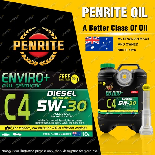 Penrite Full Synthetic Enviro+ C4 5W-30 Engine Oil Premium Quality 10L Diesel