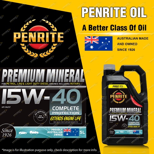 Penrite Premium Mineral SAE 15W-40 Engine Oil Premium Quality 5LTR