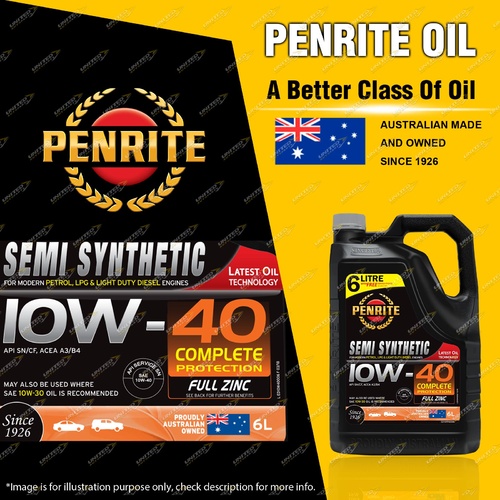 Penrite Everyday Plus Semi Synthetic 10W-40 Engine Oil Premium Quality 6L