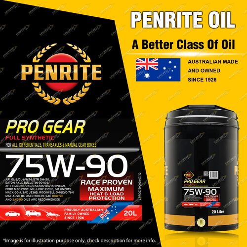 Penrite Pro Gear Full Synthetic Manual Gearbox Oil Premium 75W-90 20L