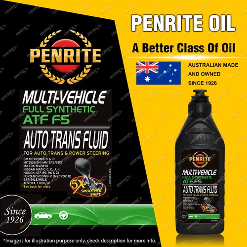 Penrite Full Synthetic ATF FS Multi Vehicle Automatic Transmission Fluid 1L