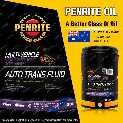 Penrite Semi Synthetic ATF MHP multi vehicle Automatic Transmission Fluid 20L