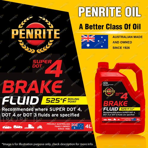 Penrite Super Dot 4 Brake Fluid Full Synthetic Premium Quality 4L