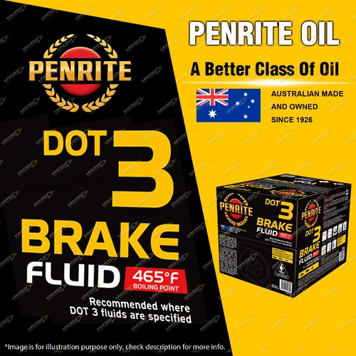 Penrite Dot 3 Brake Fluid Full Synthetic Premium for brake & clutch 20L