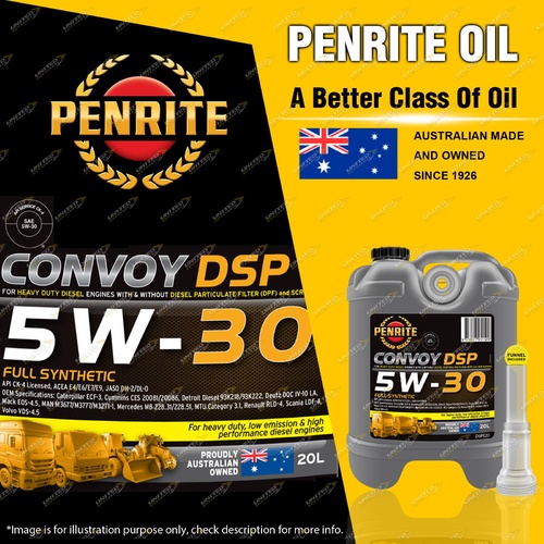 Penrite Full Synthetic Convoy DSP 5W-30 Engine Oil 20L - Premium Quality