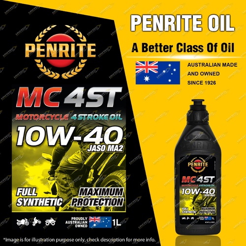 Penrite MC-4ST Full Synthetic 10W-40 Motorcycle 4 Stroke Engine Oil 1L