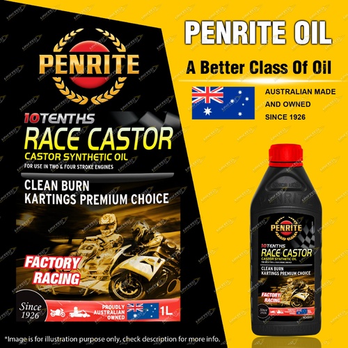 Penrite Full Synthetic 10 Tenths RACE CASTOR OIL 20W-40 Motorcycle Engine Oil 1L