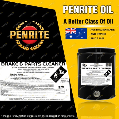 Penrite Brake & Parts Cleaner professional strength residue-free cleaner 20L