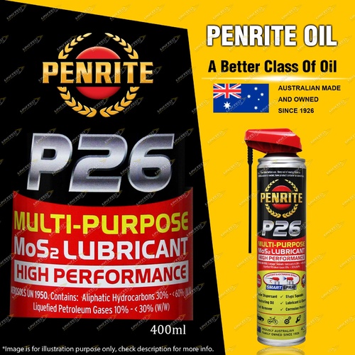 Penrite P26 Multi Purpose MoS2 Lubricant maintenance oil 400ml - Premium Quality