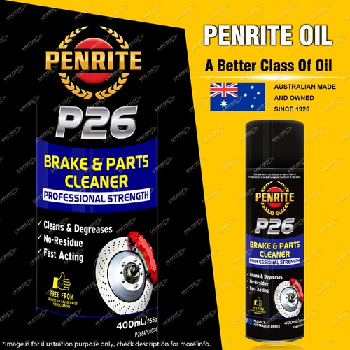 Penrite P26 Brake & Parts Cleaner Aerosol professional strength 400ml