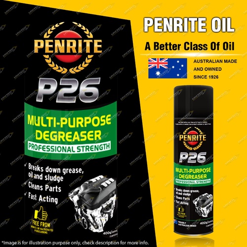 Penrite P26 Multi-Purpose Degreaser professional strength 400ml Premium Quality