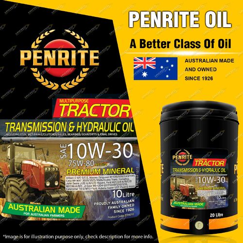 Penrite Tractor Transmission & Hydraulic Oil multipurpose 10W-30 75W-80 20L