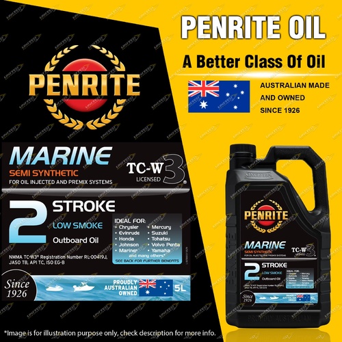 Penrite Semi Synthetic MARINE OUTBOARD 2 STROKE OIL Engine Oil 5L