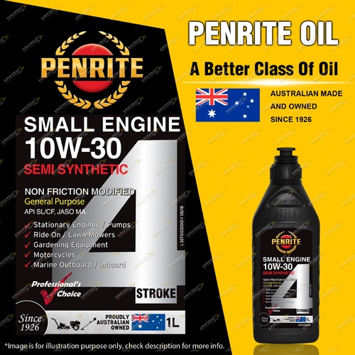 Penrite Semi Synthetic SMALL ENGINE 4 STROKE 10W-30 Engine Oil 1L