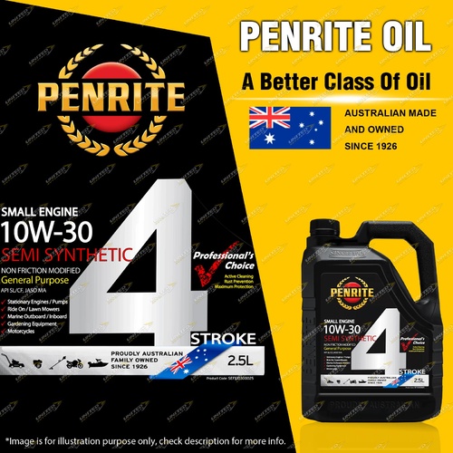 Penrite Semi Synthetic SMALL ENGINE 4 STROKE 10W-30 Engine Oil 2.5L