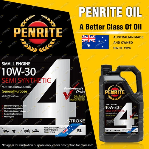 Penrite Semi Synthetic SMALL ENGINE 4 STROKE 10W-30 Engine Oil 5L