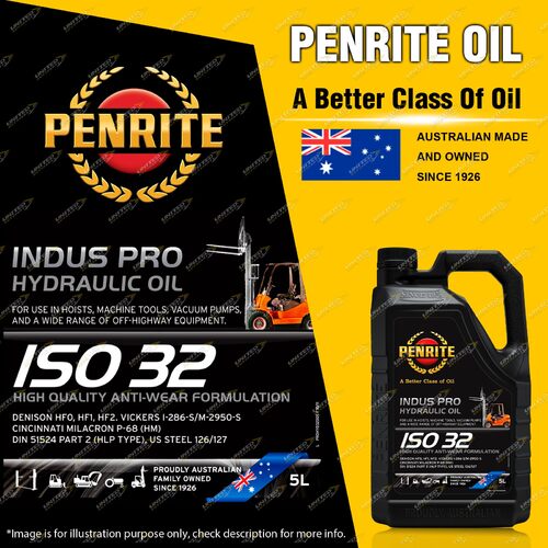 Penrite Indus Pro Hydraulic oil 32 Premium mineral ISO 32 low zinc 5L