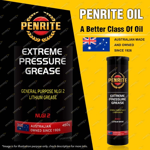 Penrite Extreme Pressure Grease NLGI No 2 red coloured general purpose 450g