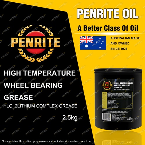 Penrite High Tempurature Wheel Bearing Grease 2.5KG - Premium Quality