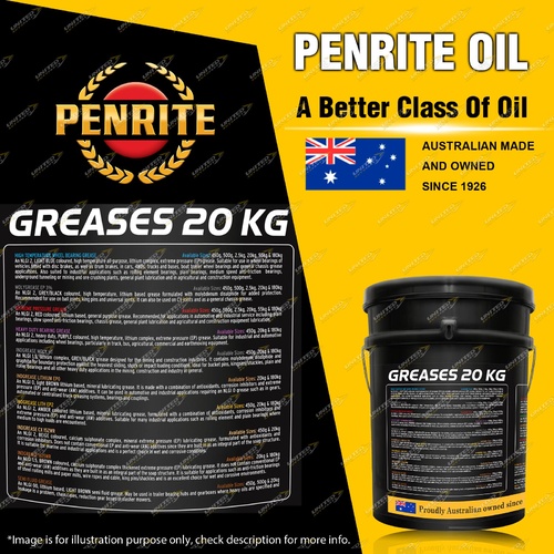 Penrite Heavy Duty Bearing Grease NLGI No 2 heavy duty purple EP 20KG