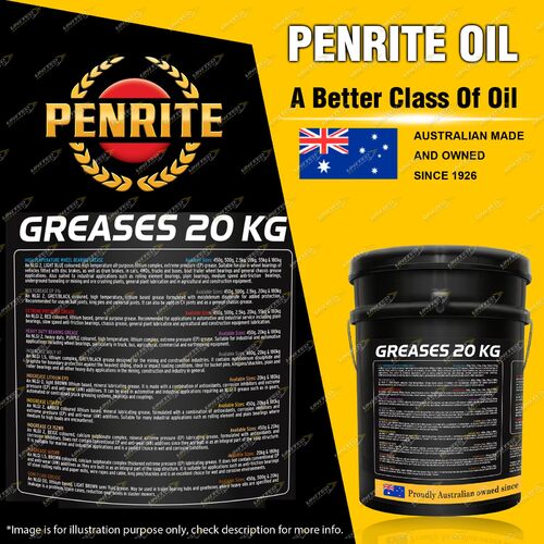 Penrite Indgrease Moly HT Premium heavy duty NLGI 1.5 grease 20KG