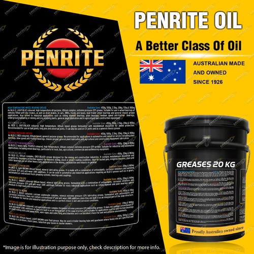 Penrite Indgrease Lithium EP 0 NLGI 0 lithium mineral lubricating grease 20KG