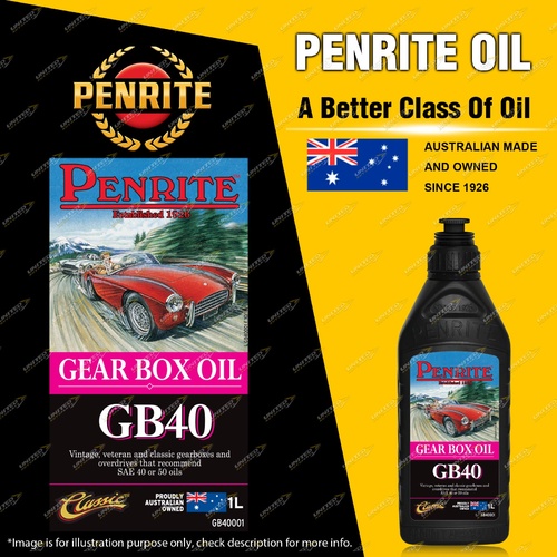 Penrite Gear Box Oil 40 multigrade gearbox oil 25W-70 1L - Premium Quality