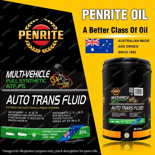 Penrite Full Synthetic ATF FS Auto Trans Fluid 20L for LDV D90 G10 T60